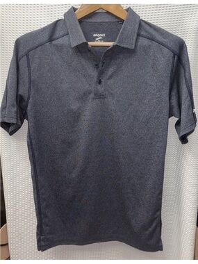 NWT Brooks grey men's performance polo Sz Medium